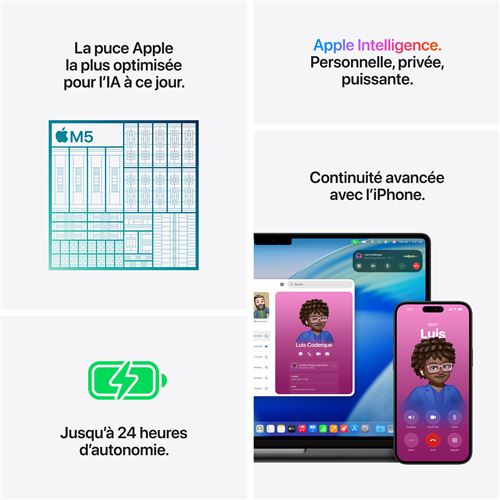 MacBook Pro 14 M5 Noir sidéral — vue 8