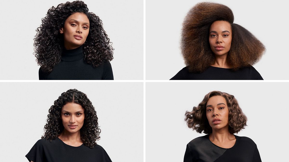 Avant / après d'un coiffage réalisé avec l'Airwrap i.d.™