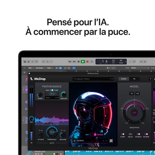 MacBook Pro 14 M5 Noir sidéral — vue 4