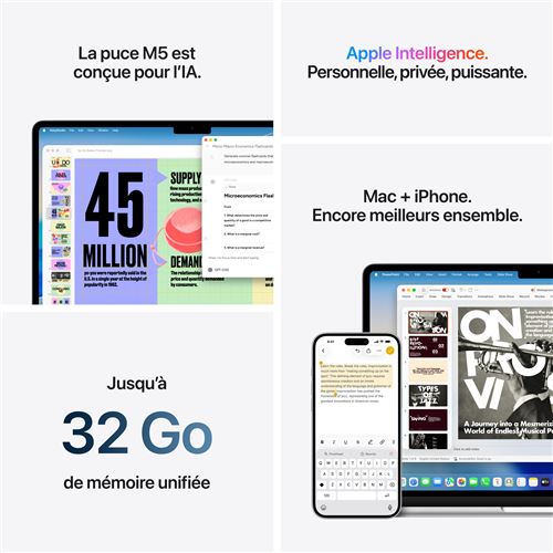MacBook Air M5 Minuit — vue 8