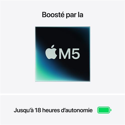 MacBook Air M5 Minuit — vue 4