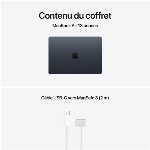 MacBook Air M5 Minuit — vue 9