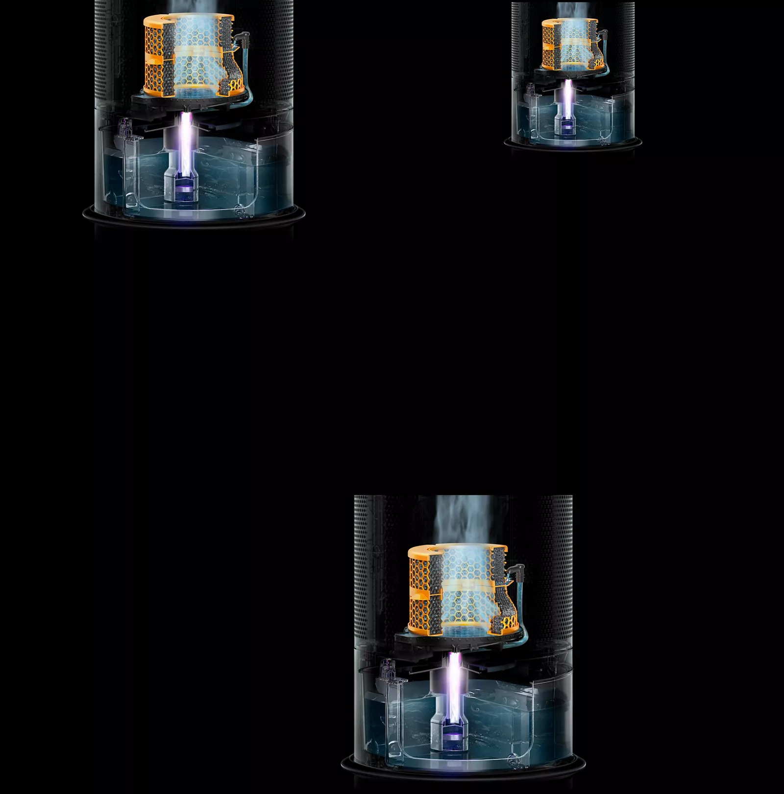 Une humidification hygiénique et longue durée