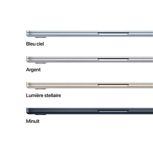 MacBook Air M5 Minuit — vue 3